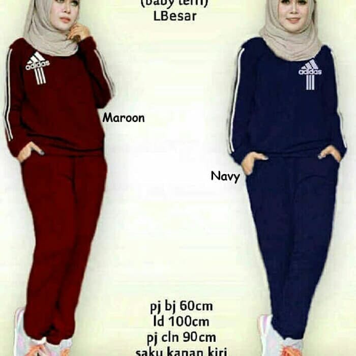 baju setelan Set Training Adidas
