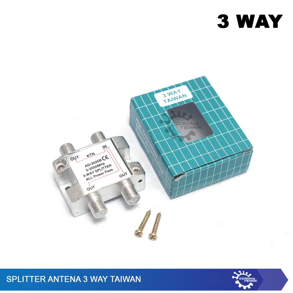 Taiwan - Splitter Antena 3 Way