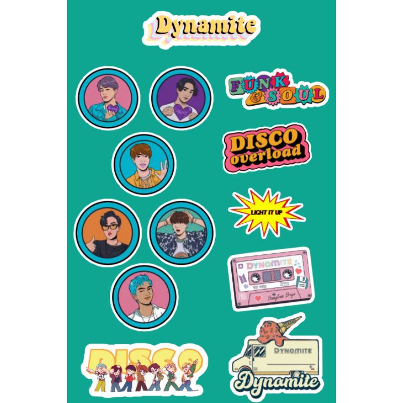 

STIKER BTS DYNAMITE BY Potato.accstore