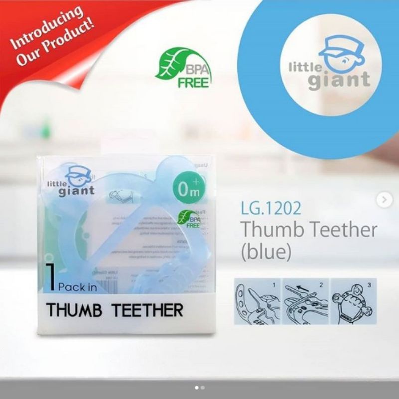 Little Giant Thumb Teether | Gigitan Bayi Gelang | Teether Gelang