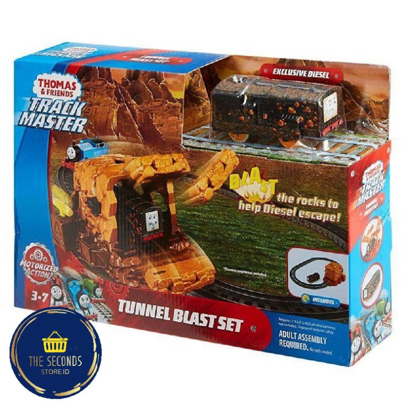 Thomas &amp; Firends Trackmaster Diesel Tunnel Blast Set Track - Original Mattel Fisher-Price
