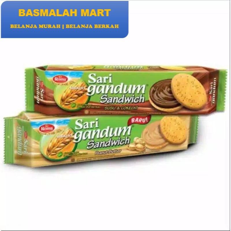 

Roma Sari Gandum Sandwich 115g Murah (Ilham Berkah Mart)