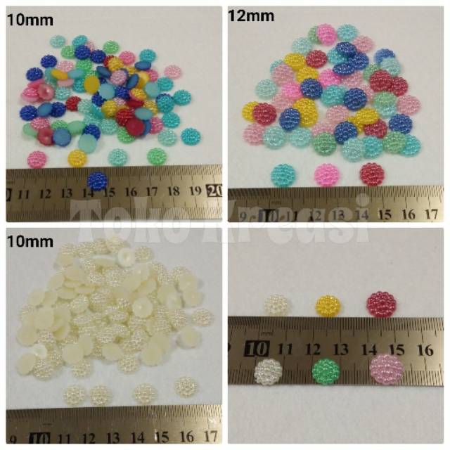 Mutiara setengah / mutiara rata bentuk berry