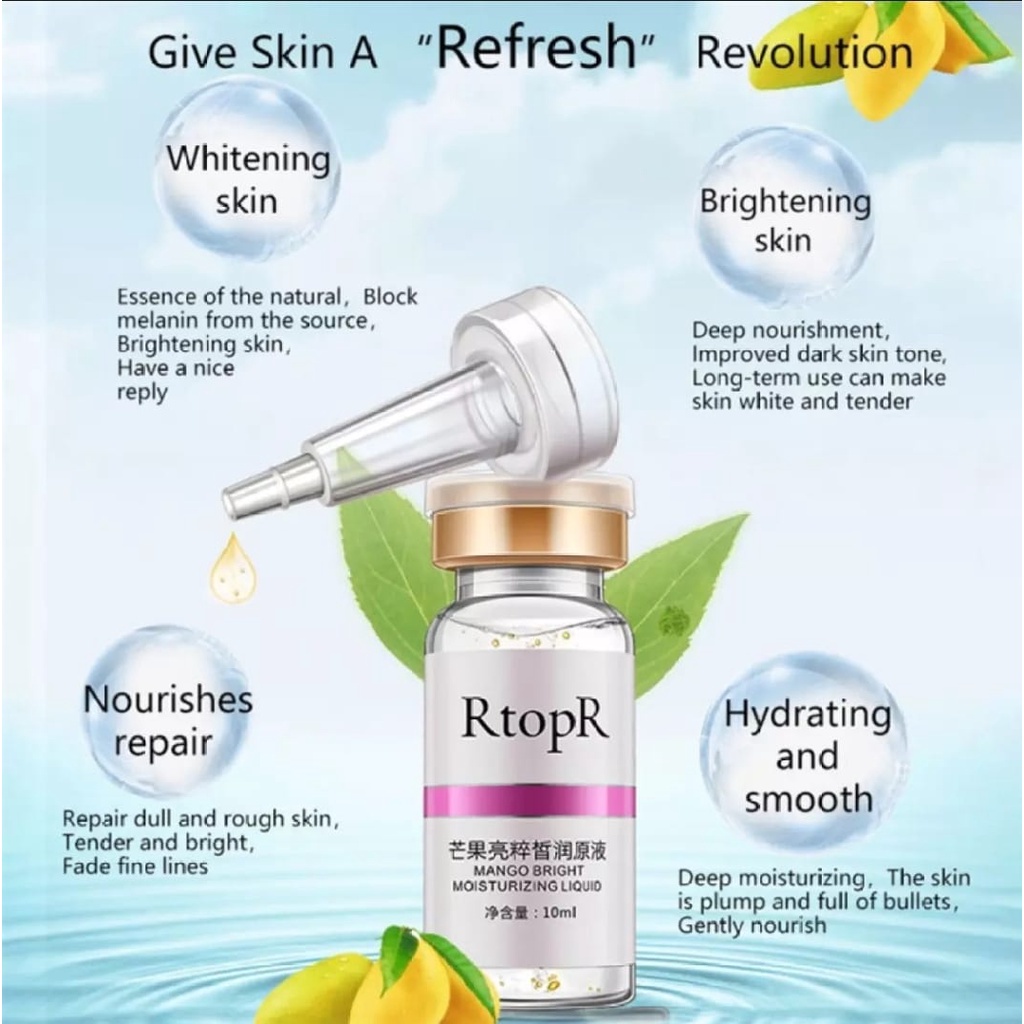 RtopR MANGO BRIGHT MOISTURIZING LIQUID SERUM