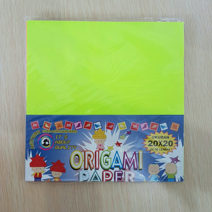 

Produk Origami Paper Asturo 20X20 ( Isi 50 Lembar ) Terbatas