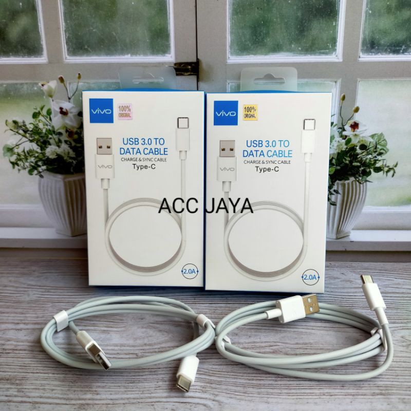 kabel Data vivo original fast charging VIVO Y15 Y50 Y30 Y20 Y20S ORIGINAL 100%