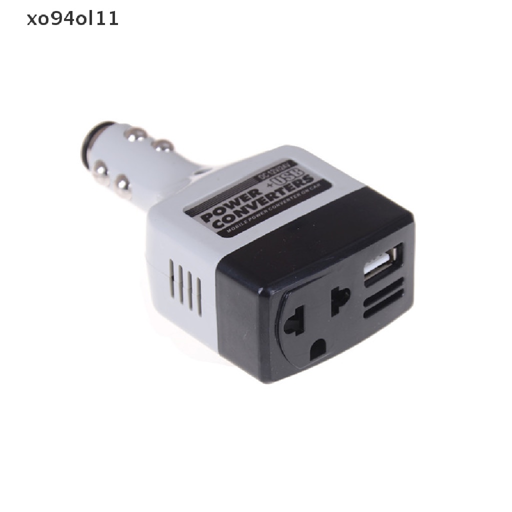 (Hot Sale) Adaptor Konverter Inverter Daya DC 12V / 24V Ke AC 220V Untuk Mobil Power