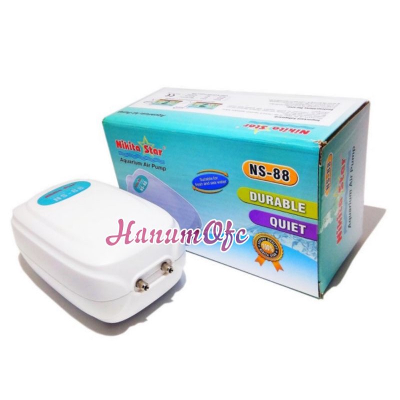 NIKITA STAR NS88 AQUARIUM AIR PUMP