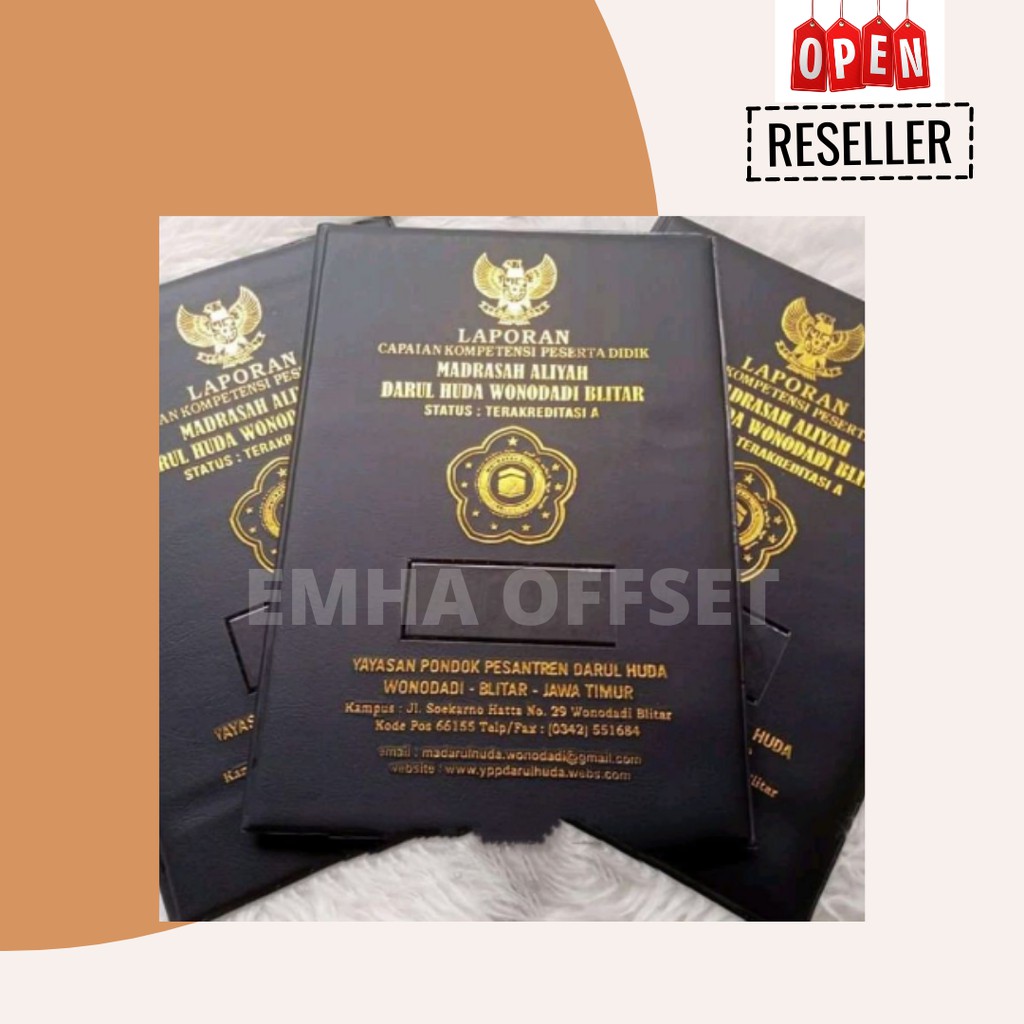 Sampul Raport TK, Percetakan Sampul