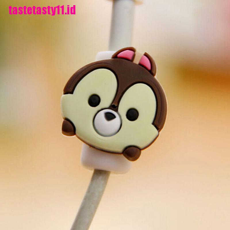 【TTID】Cartoon Charging Cable Protector Cute Cord Protection Cover Organizer Pho