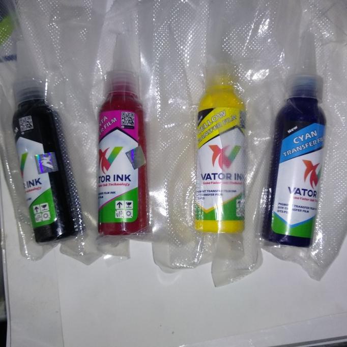 

Tinta vator ink khusus DTF CMYK White 100ml