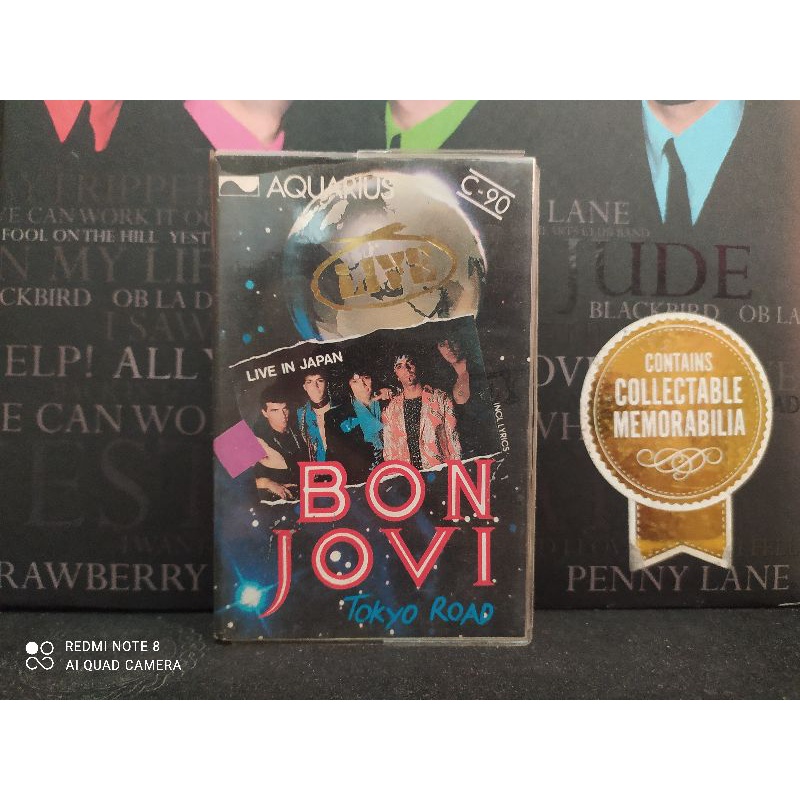 Kaset Pita : BON JOVI - TOKYO ROAD - LIVE IN JAPAN.