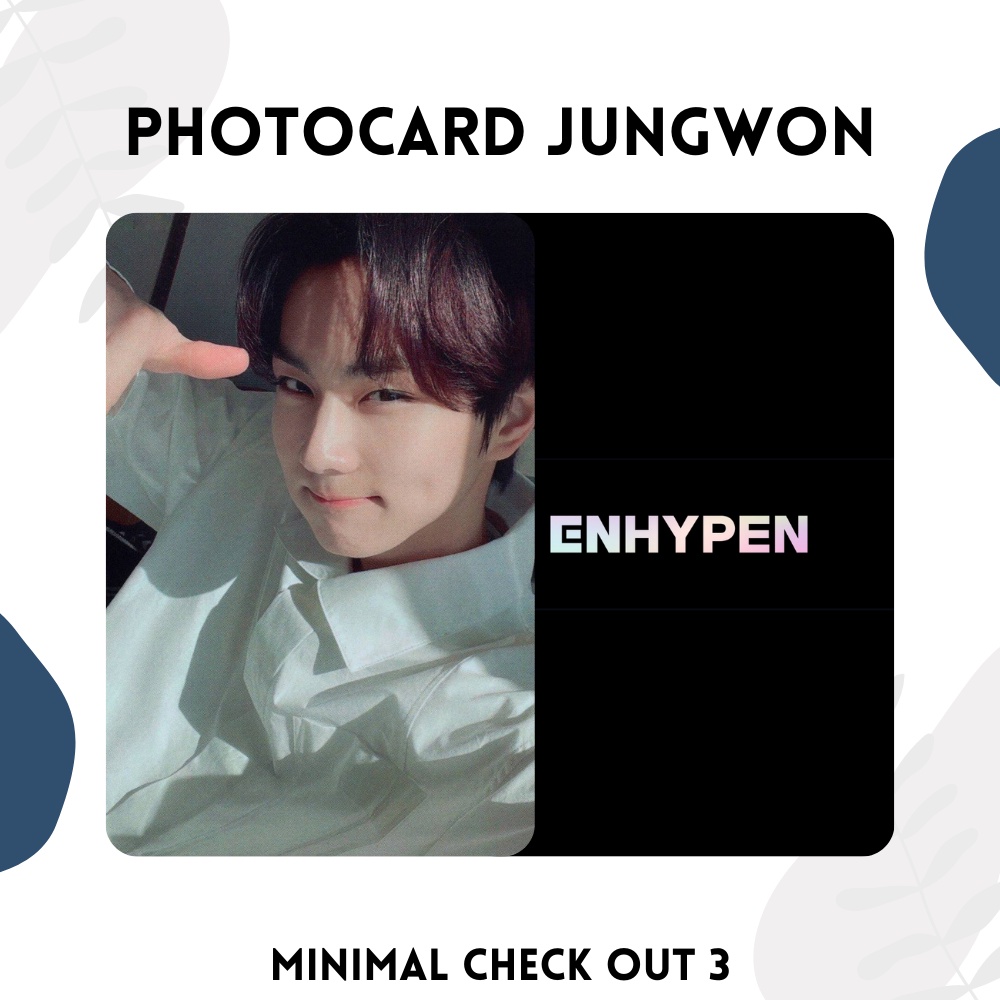 [UNOFFICIAL] PHOTOCARD ENHYPEN JUNGWON SILAU SOLO JACKET SOLJACK SELCA