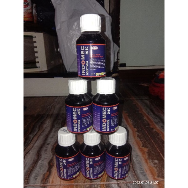 Indomec 20 EC (Abamektin 20 g/liter) Kemasan 100 ml