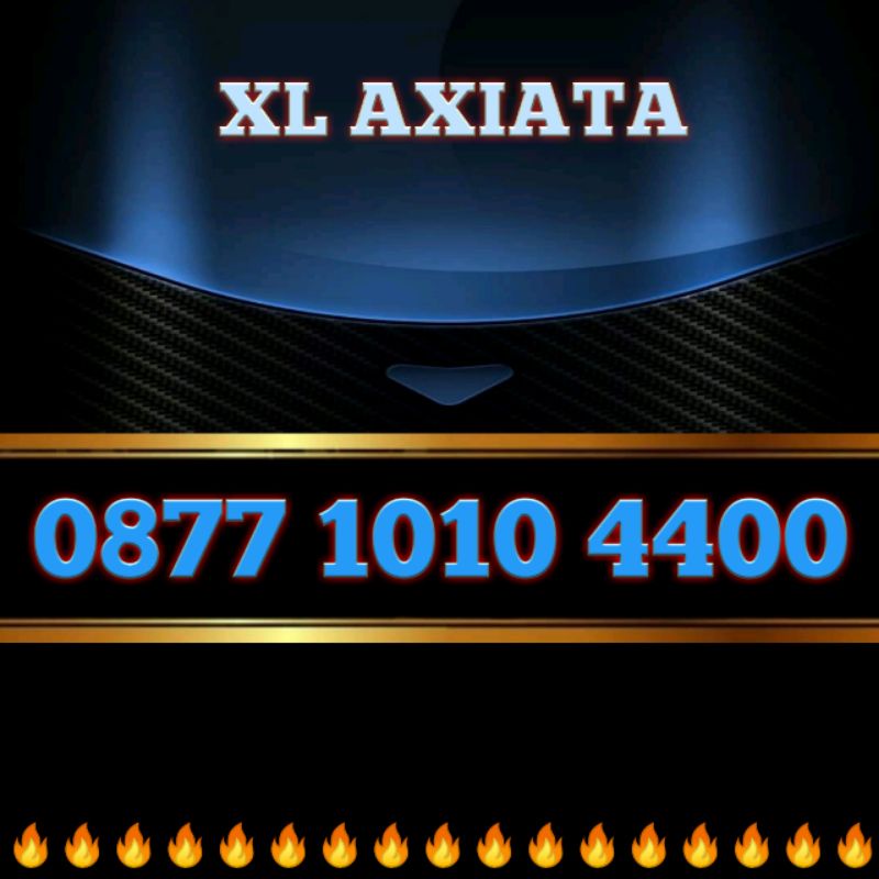 Kartu perdana cantik XL Axiata 1010 special edition minimalis 4400
