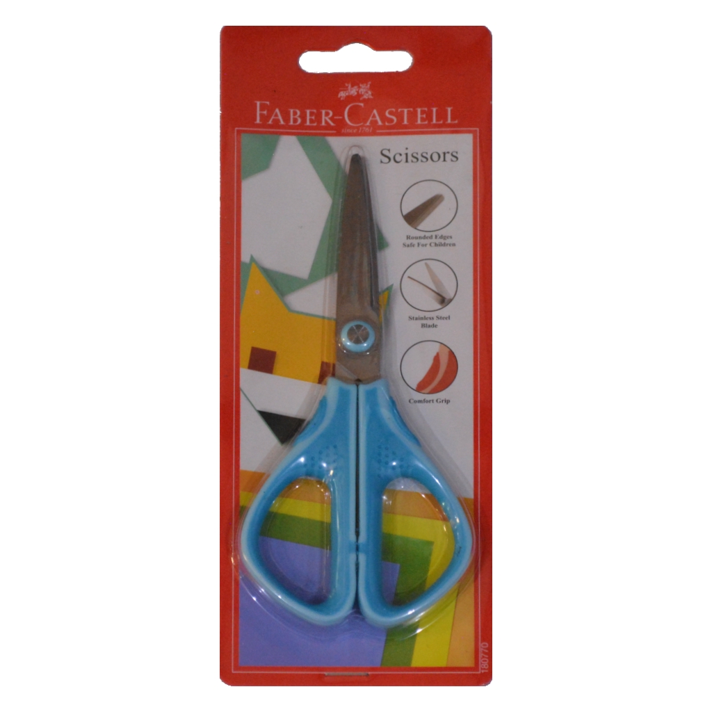 

HJK Gunting Faber Castell Large 1870 / Scissors 1870 / Warna Biru dan Merah