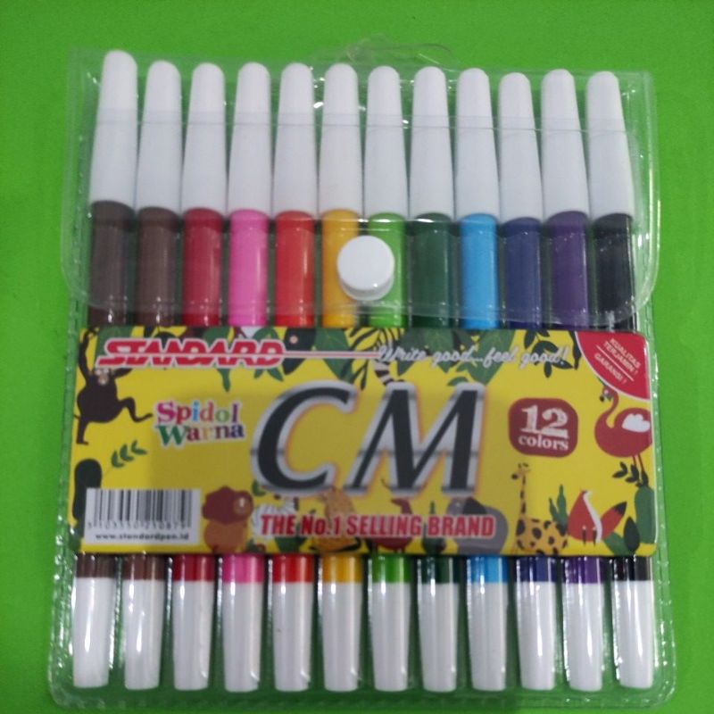 

Spidol Warna Standard CM2 12 Warna