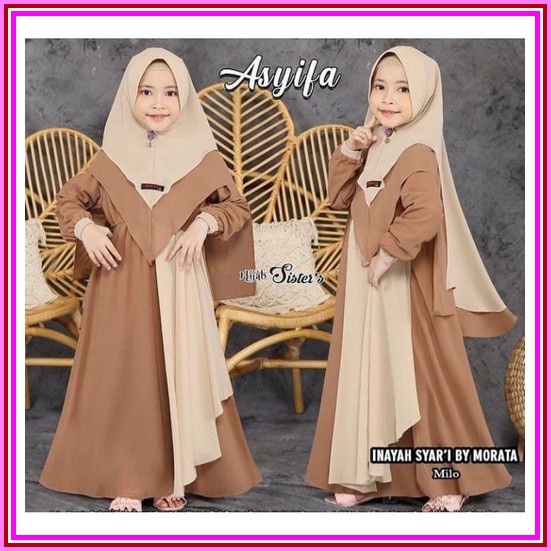Gamis Anak Nandia Kids Gamis Anak Perempuan 1-10 Tahun Oq684 Gamis Anak Syari Balita 2 3 4 5 6 Tahu 
