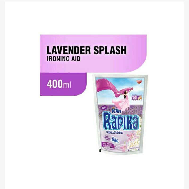 Rapika Pelicin Pakaian Smart Lovely Lavender Ungu Refill 400Ml