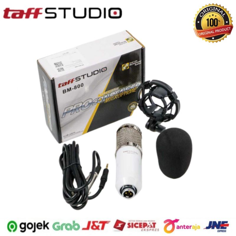 Paket Komplit Mic BM800 Soundcard V8s plus Bluetooth Stand ARM NB35 Pop Filter Recording Terbaik