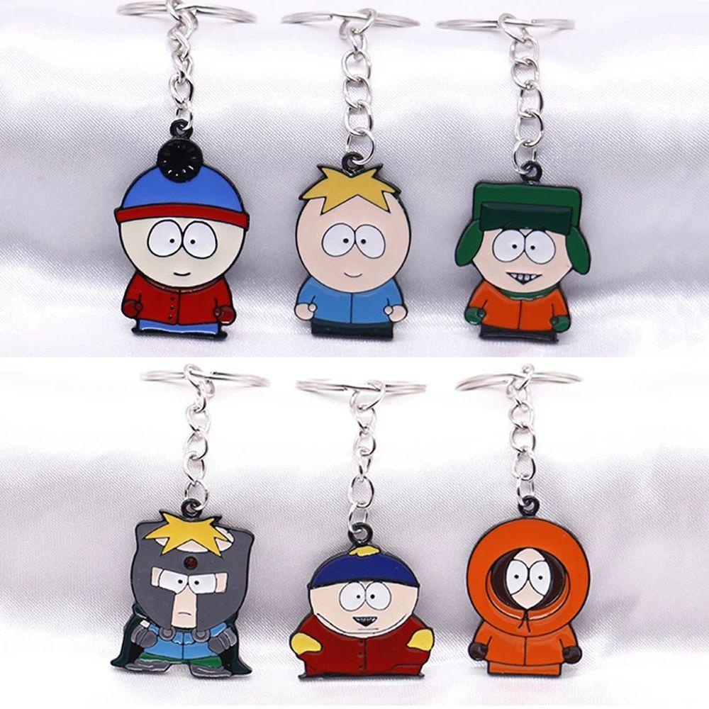 Kidrobot South Park Game Kyle Kenny Cartman Figure Liontin Karakter Kartun Tas Ransel Gantungan Kunci