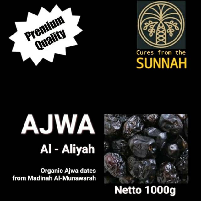 500gr Kurma Nabi/Ajwa ASLI MADINAH Premium