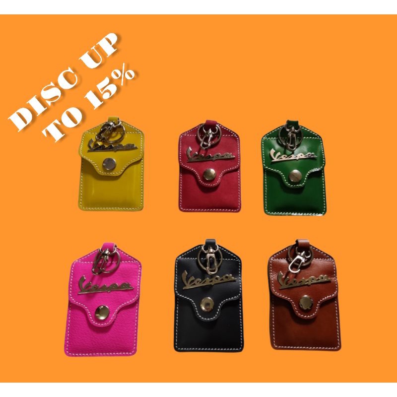 Dompet Kulit Asli Stnk Ada Logo Vespa