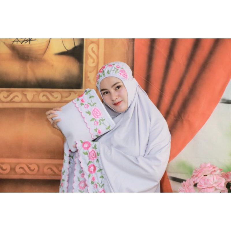 mukena khadijah bordir