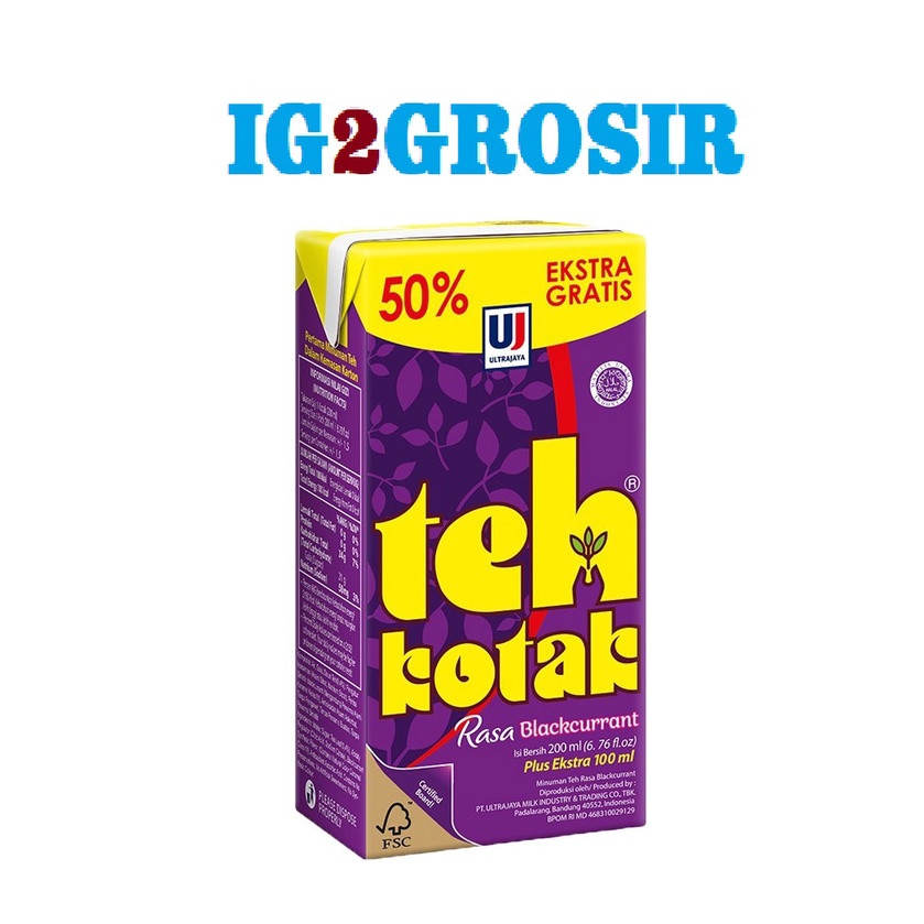 

TEH KOTAK BLACKCURRANT Anggur 200ml