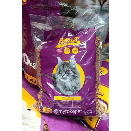 BOLT Makanan Kucing 7KG - Paket KHUSUS GRAB/GOJEK