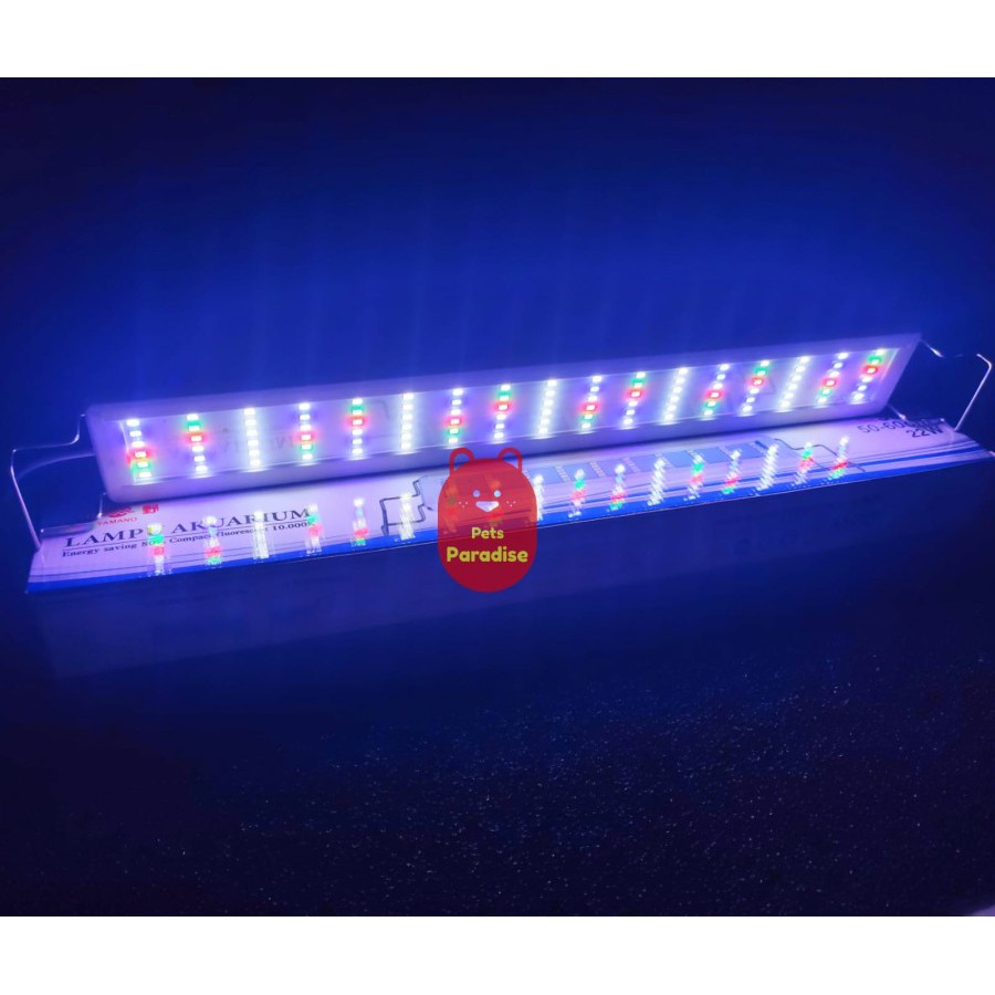 Lampu led yamano p600 50-60cm 9 watt aquarium. Lampu led yamano p600