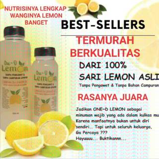 OneD Sari Lemon Fresh 500 ml dan 250 ml | Shopee Indonesia