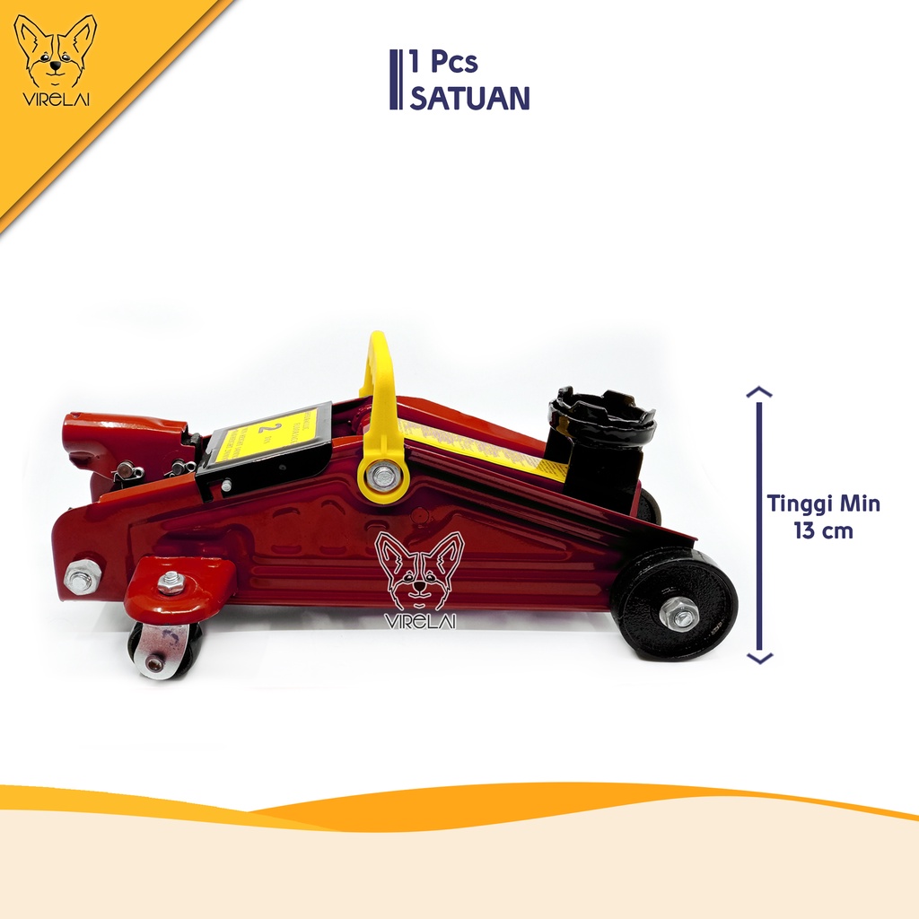 Dongkrak buaya 2 ton / 2 T floor Jack blow case berkualitas tinggi hidrolik floor jack mobil