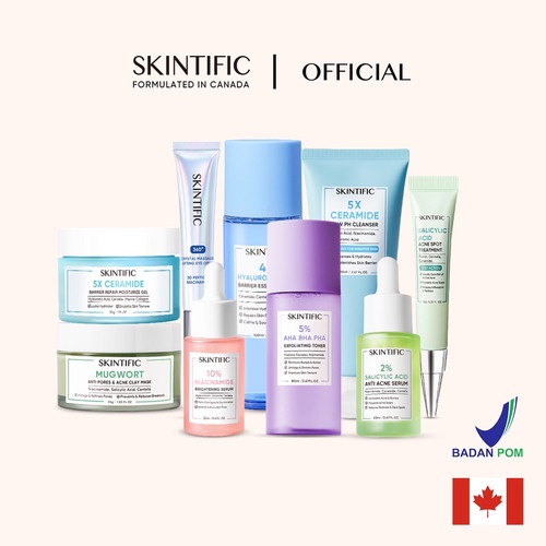 SKINTIFIC Cleanser / Toner / Serum / Cream / Mask / Sunscreen / Spot Treatment / Eye Cream