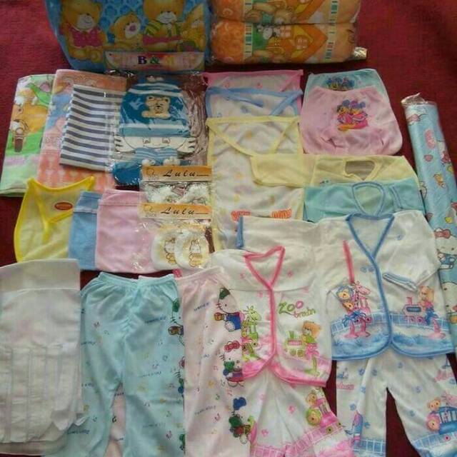 Paket perlengkapan baju bayi baru lahir hemat dan kasur