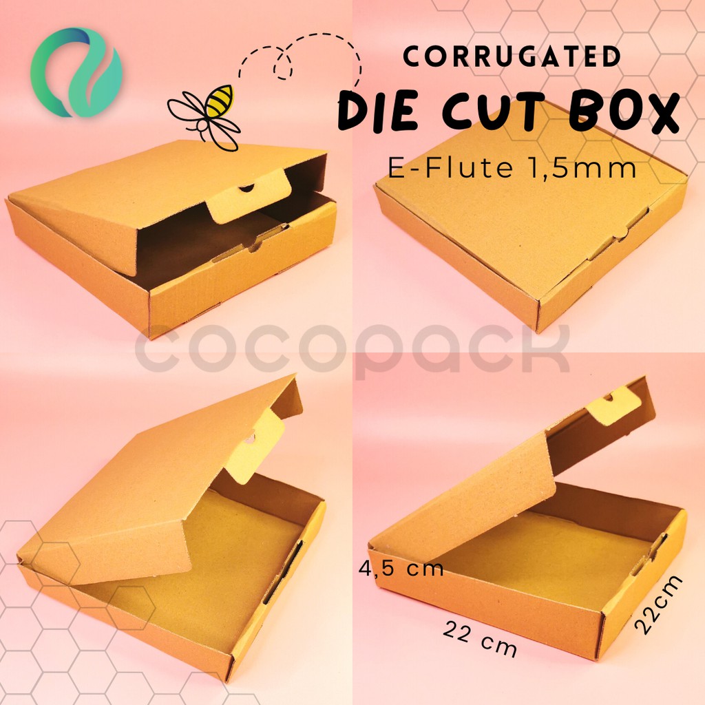 

Box Pizza Dus Corrugated 22x22x4,5cm (10PCS)