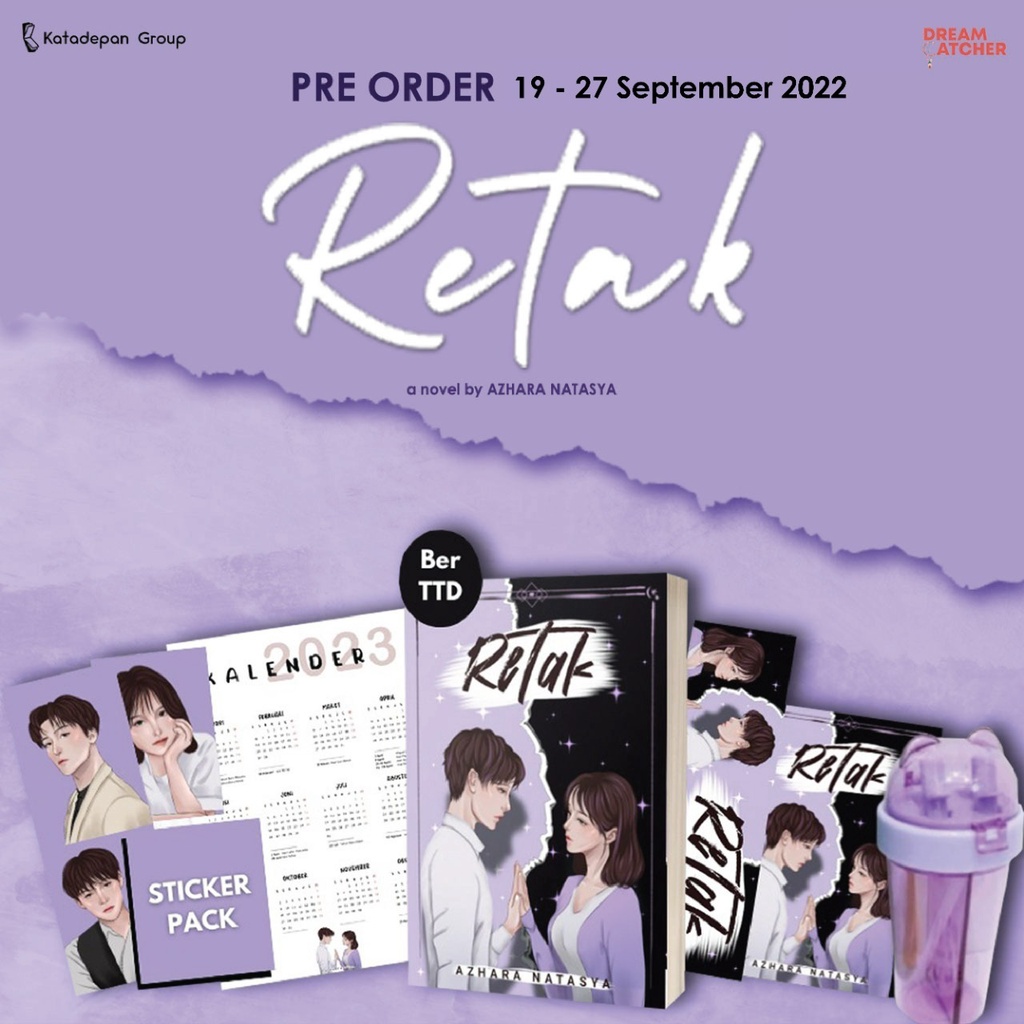 Novel Retak karya Azhara Natasya