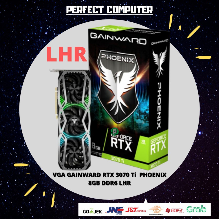 VGA GAINWARD GEFORCE RTX 3070ti PHOENIX 8GB GDDR6X (256bits) LHR