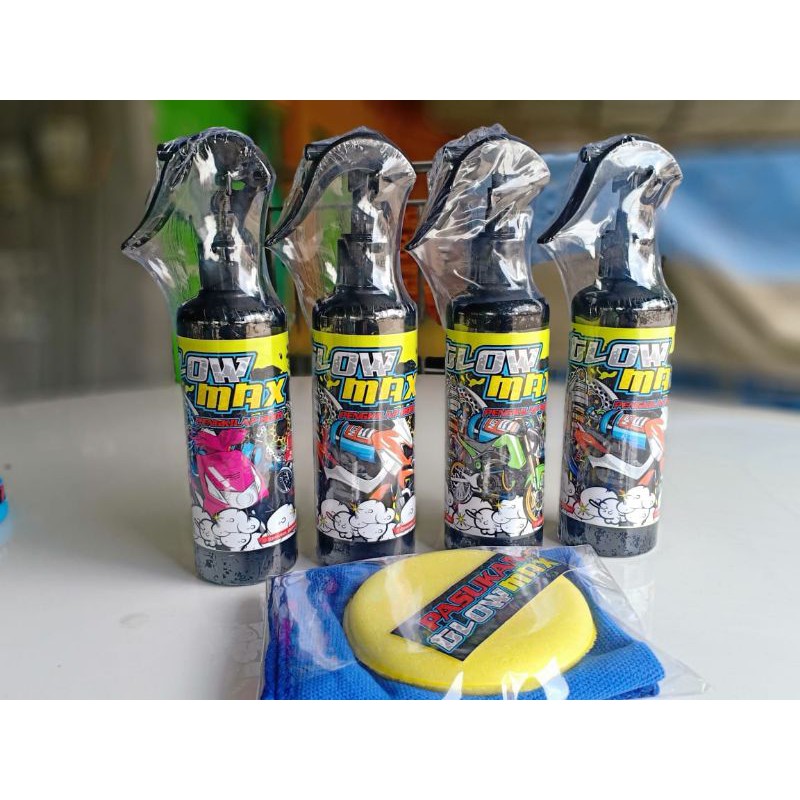 GLOWMAX pengkilap body kendaraan anda buka marflo dodilap atau fastclean