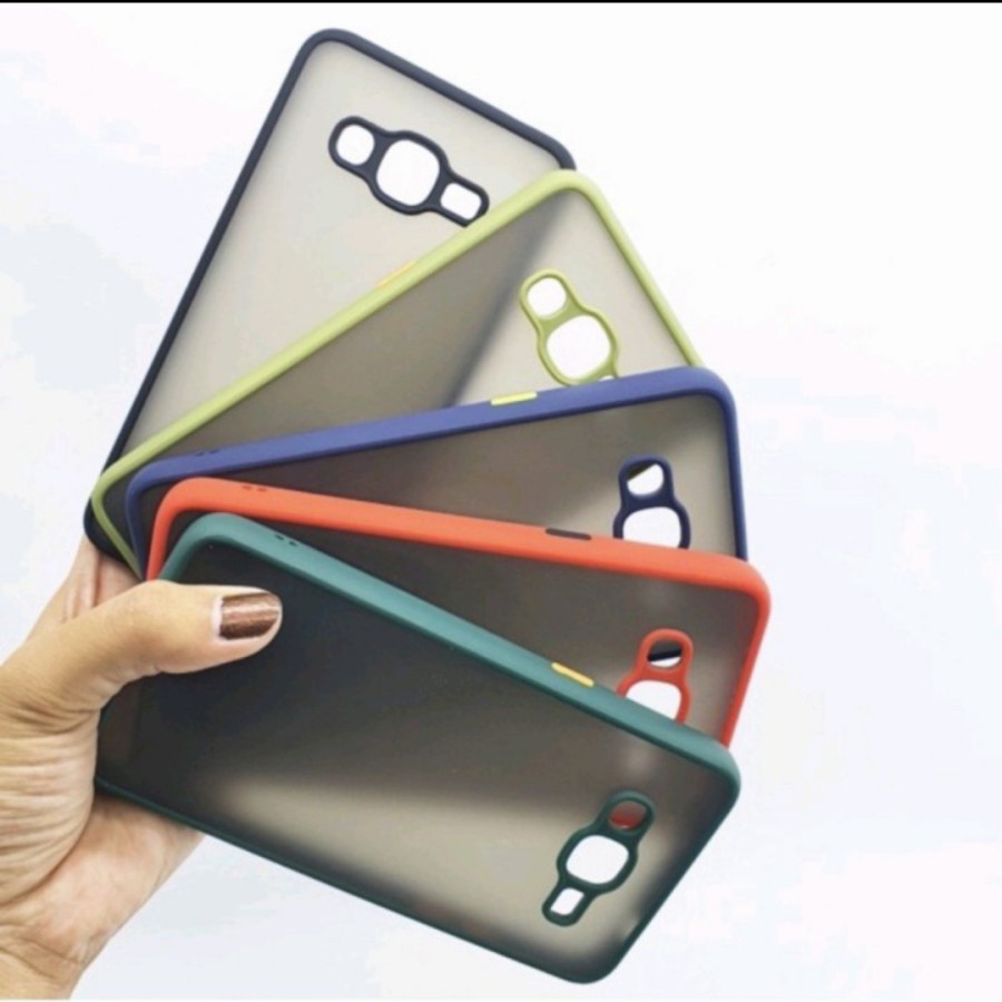 Hardcase Cover Matte Dove Fuze Slim Samsung J2 Prime J4 Plus J6 2018