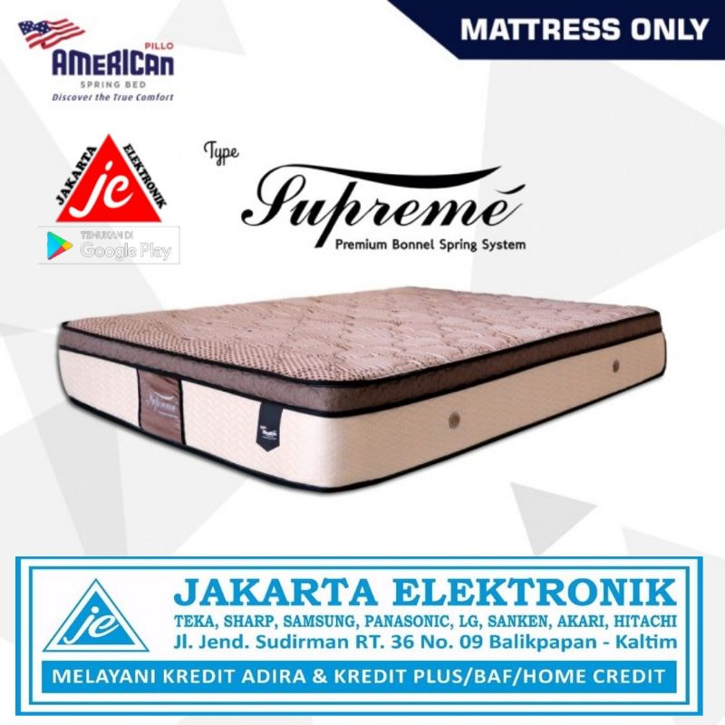 AMERICAN PILLO MATRAS SPRINGBED TYPE SUPREME COMFORT TOP 180X200