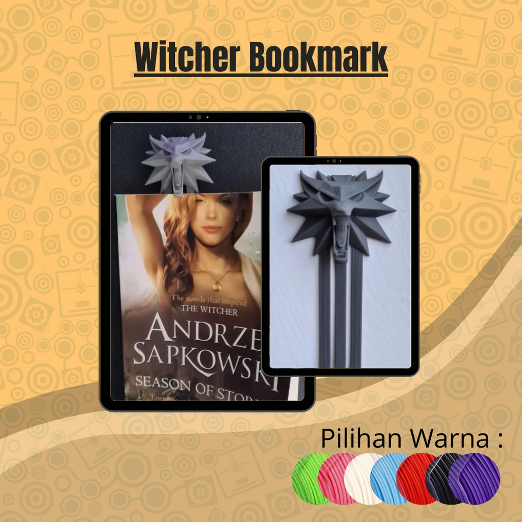 

Bookmark Pembata Buku The Witcher