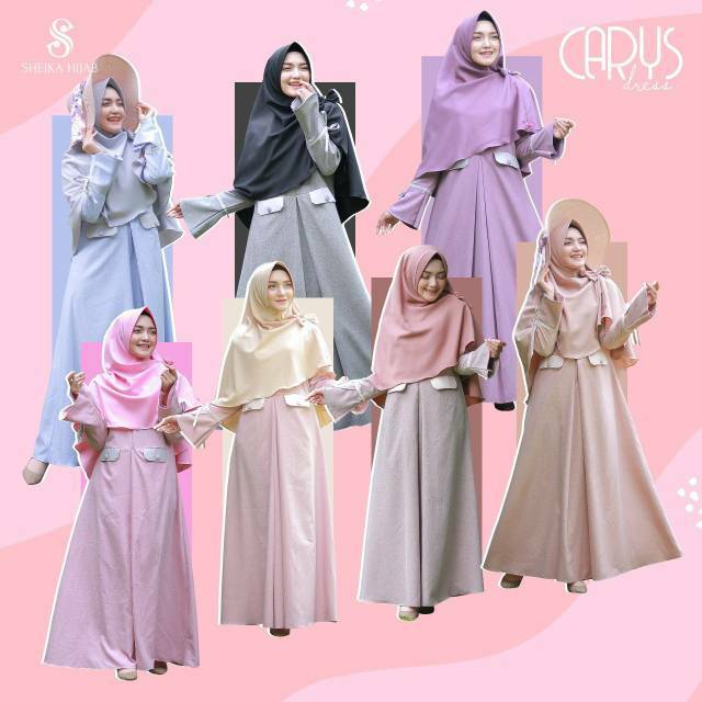 Carys dress by Sheika Hijab (Gamis Set Khimar/Gamis Saja)