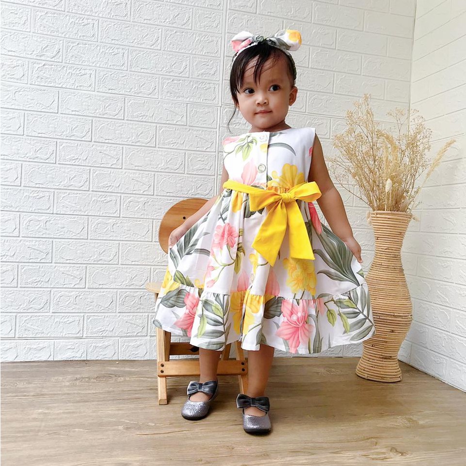 BISA COD | Mia Dress | Dress Anak Perempuan | Dress Anak Korea | Fashion Anak | Fashion Anak Korea