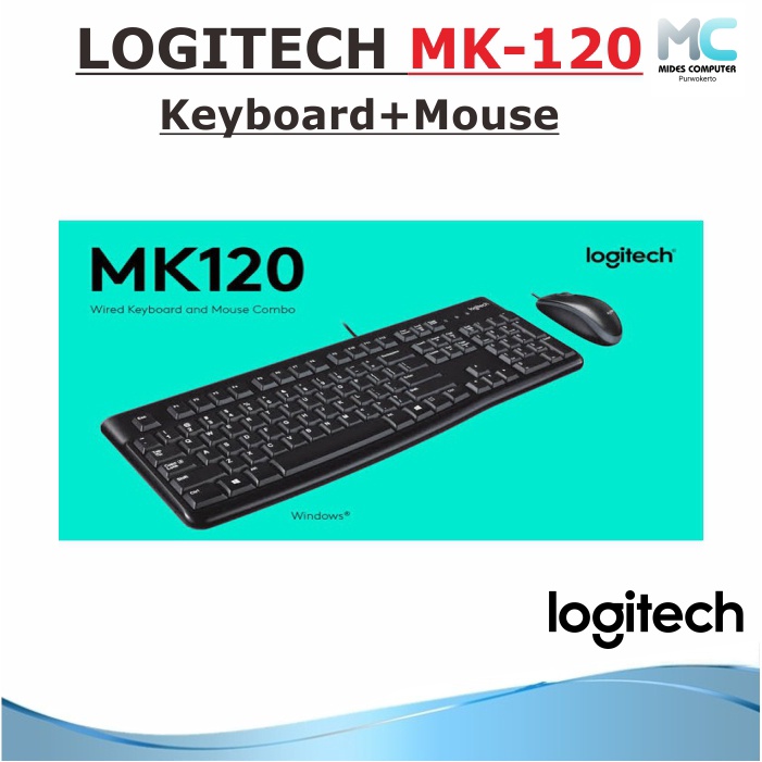 Keyboard+Mouse USB Logitech MK-120