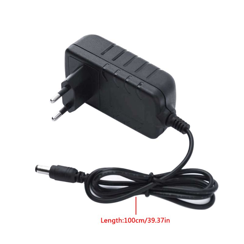 Adaptor Power Supply Pengisi Daya Baterai Lithium Dc25.2V 1a Untuk Perangkat Pijat Us / Eu Plug