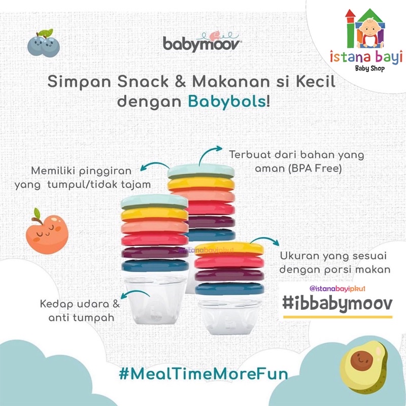 Babymoov Babybowls - Perlengkapan Makan Mpasi
