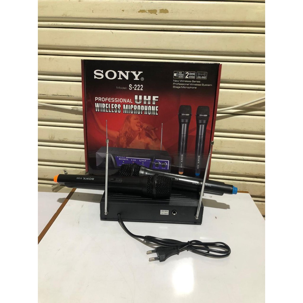 Microphone  SONY S-222 Mic Double Wireless