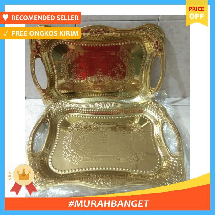 NAMPAN - NAMPAN / BAKI STAINLESS WARNA GOLD - PERALATAN MAKAN