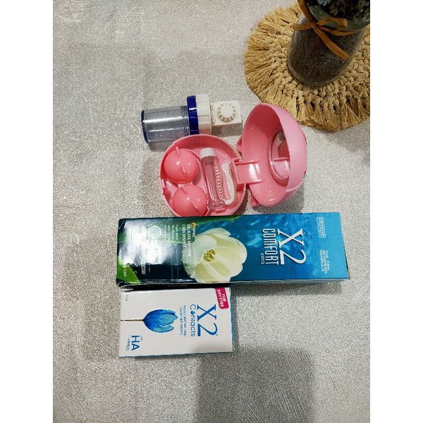 FREE POUCH Paketan Lengkap Alat dan Cairan softlens